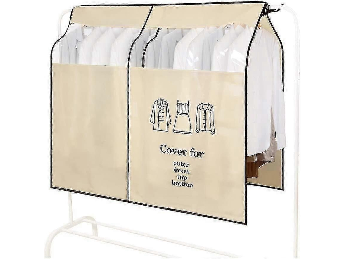 Lurelia Capa Para Roupa, Antipoeira, Impermeável, Com Fecho, Para Ternos E Camisas, 90 X 110 Cm, Transparente