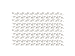 100 Clips Pesca Aço Inox Conector Rápido