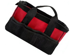 Bolsa grande para armazenamento de ferramentas, tamanho industrial, com alças reforçadas para organização ideal de projetos.