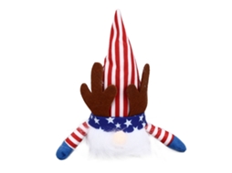 Boneco Gnome Patriótico 4 de Julho Luz Decoração Mesa