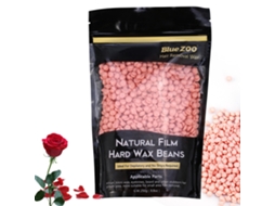 2026 cera Dura em Grãos para Depilação Corporal Blue Zoo 250g Cera Natural Película com Aroma de Rosa