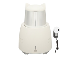 Garrafa de água elétrica portátil de 350 ml para uso doméstico ou no escritório no verão, 100 W, 240 V, branca