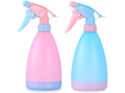 Conjunto De 2 Frascos Spray Recarregáveis Para Óleo E Azeite, Em Plástico, 500 Ml, Azul, Rosa, Para Plantas, Limpeza Doméstica