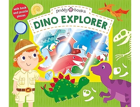 Livro Dino Explorer de Roger Priddy (Inglês - Capa Dura)