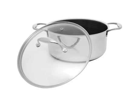 Caçarola com Tampa KOHERSEN 71104 Prateado Aço inoxidável Alumínio Ø 24 cm 4,9 L