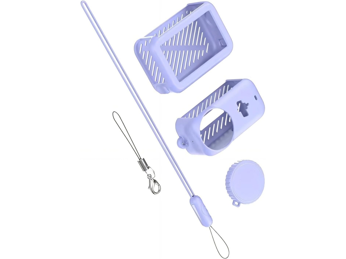 Capa De Silicone Para Câmeras De Ação Com Design Ventilado, Resistente A