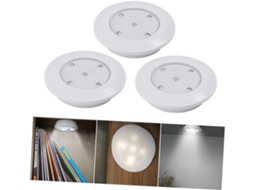 Iplusmile Luz Noturna Led Sem Fio Com Controle Remoto, Pacote 3,