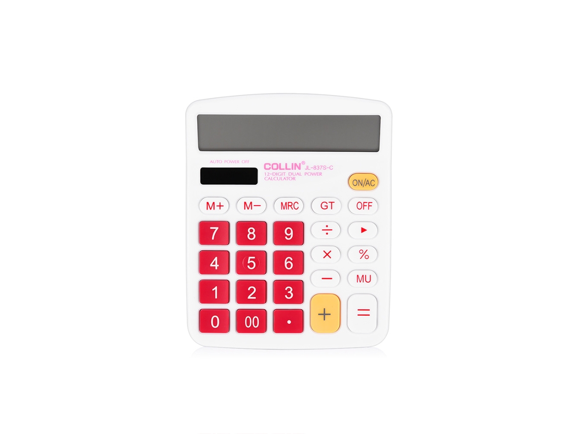 Calculadora Estudantil 12 Dígitos Com Desligamento Automático
