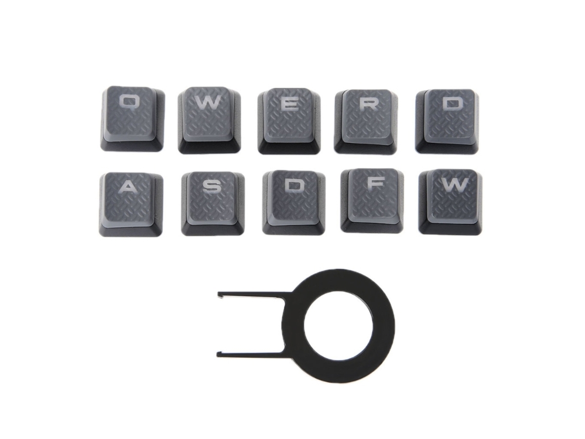 10 Peças De Teclas Retroiluminadas Para Teclado Mecânico Corsair K70 Rgbk70 K95 K90 K63 K65, Substituição De Teclas Antiderrapantes Aquaforge