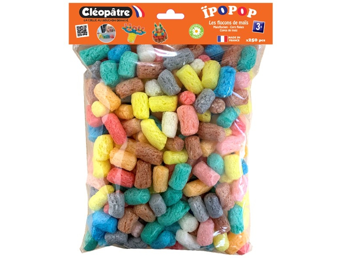 Ipopop-250 Cerâmica e Composto de Modelagem Potato / Corn Starch Blocks Multicor 250 Unidades
