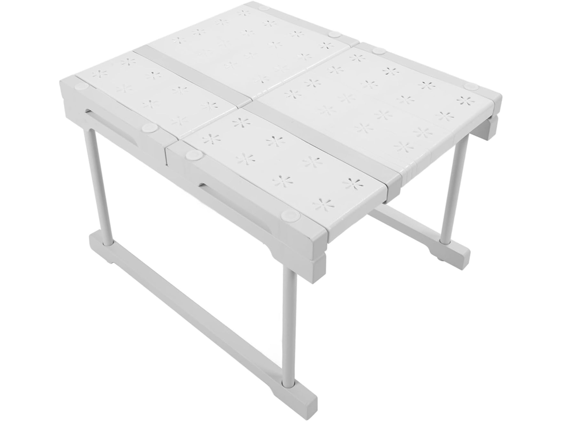 Prateleira Expansível Para Armário, Ajustável, Em Aço Carbono, Para Cozinha E Banheiro, Com 48cm De Comprimento 27-38cm
