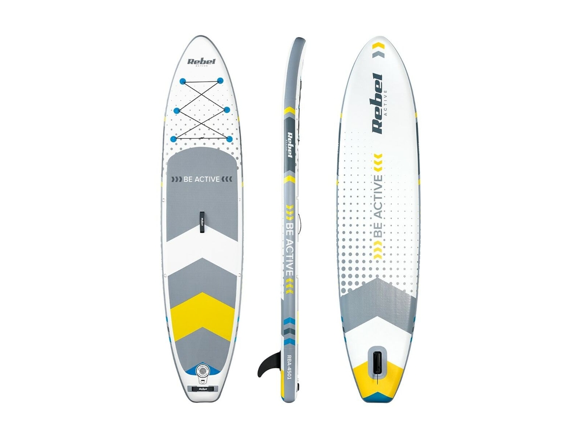 Prancha De Paddle Surf Insuflável Com Acessórios Rebel Rba 4500 Wh (branco)