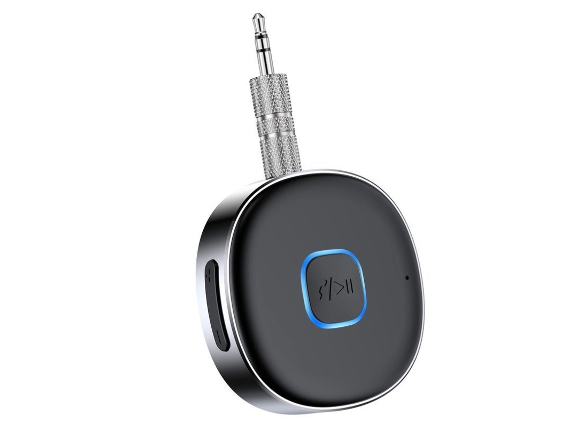 2026-receptor Bluetooth Aux Para Carro, Adaptador Portátil 3.5mm, Bateria De 16h, Com Microfone, Bluetooth 5.0, Conexão Dual