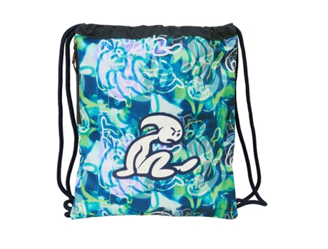 Mochila Kook Boy com cordão, azul marinho, 35 x 40 x 1 cm