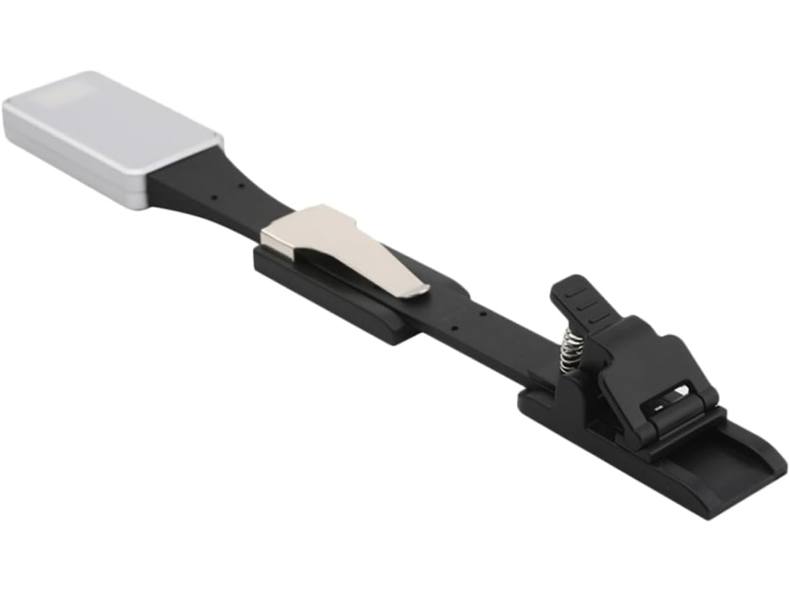 Luminária De Leitura Led Recarregável Via Usb Com Clipe Magnético Eringogo, Mini Lâmpada Portátil De Acrílico Para