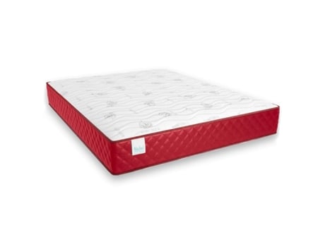 Colchão Viscoelástico Mulhacén Aloe Vera Transpirável Médio Alta Reversível Nalui Gravitas Core Vermelho (140x190)