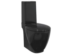 Bathroom Toilet,  Bathroom Toilets Vidaxl Preto Cerâmica