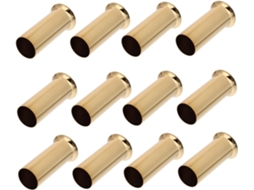Conjunto De 12 Peças De Tubos De Suporte Para Lustre Em Metal Dourado.