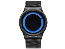 Reloj De Pulsera De Cuarzo Impermeable Con Correa Estampada Biden Para Hombres Negro