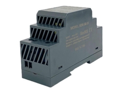 Fonte De Alimentação Hdr 30 24 Ultrafina Em Formato De Degrau Para Trilho Din, Com Indicador Led De Proteção Contra Curto Circuito. Aquaforge