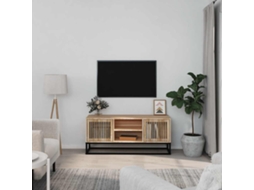 Vidaxl Móvel De Tv 105x30x45 Cm Derivados De Madeira E Ferro