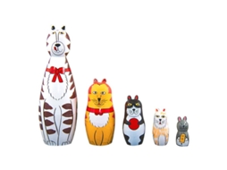 1 Conjunto De Brinquedos Matryoshka Allinless