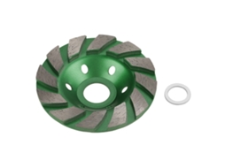 Disco De Esmeril De Diamante Em Copa 100mm Para Polimento De Pedra Concreto Cerâmica