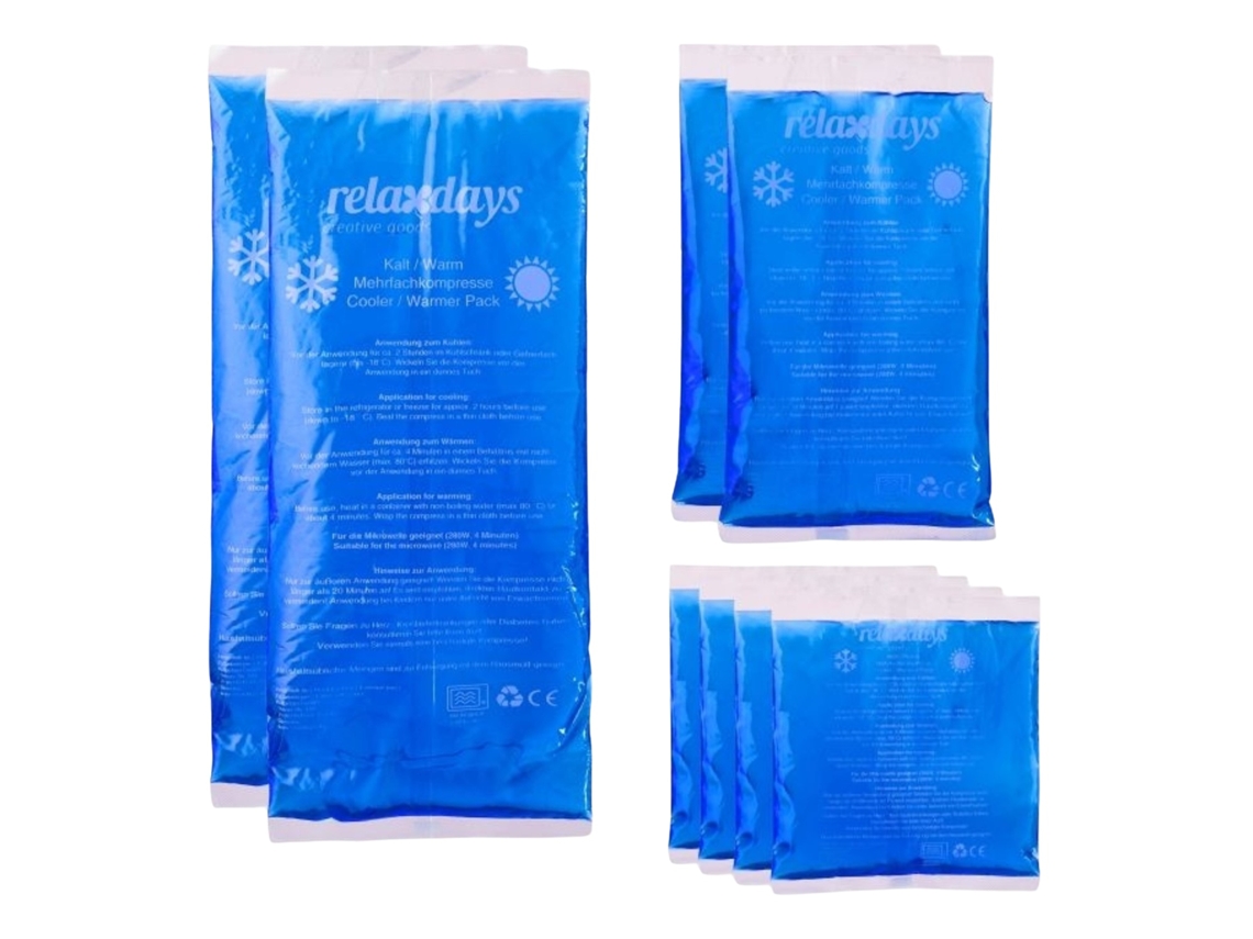 Conjunto De 8 Bolsas Gel Frias