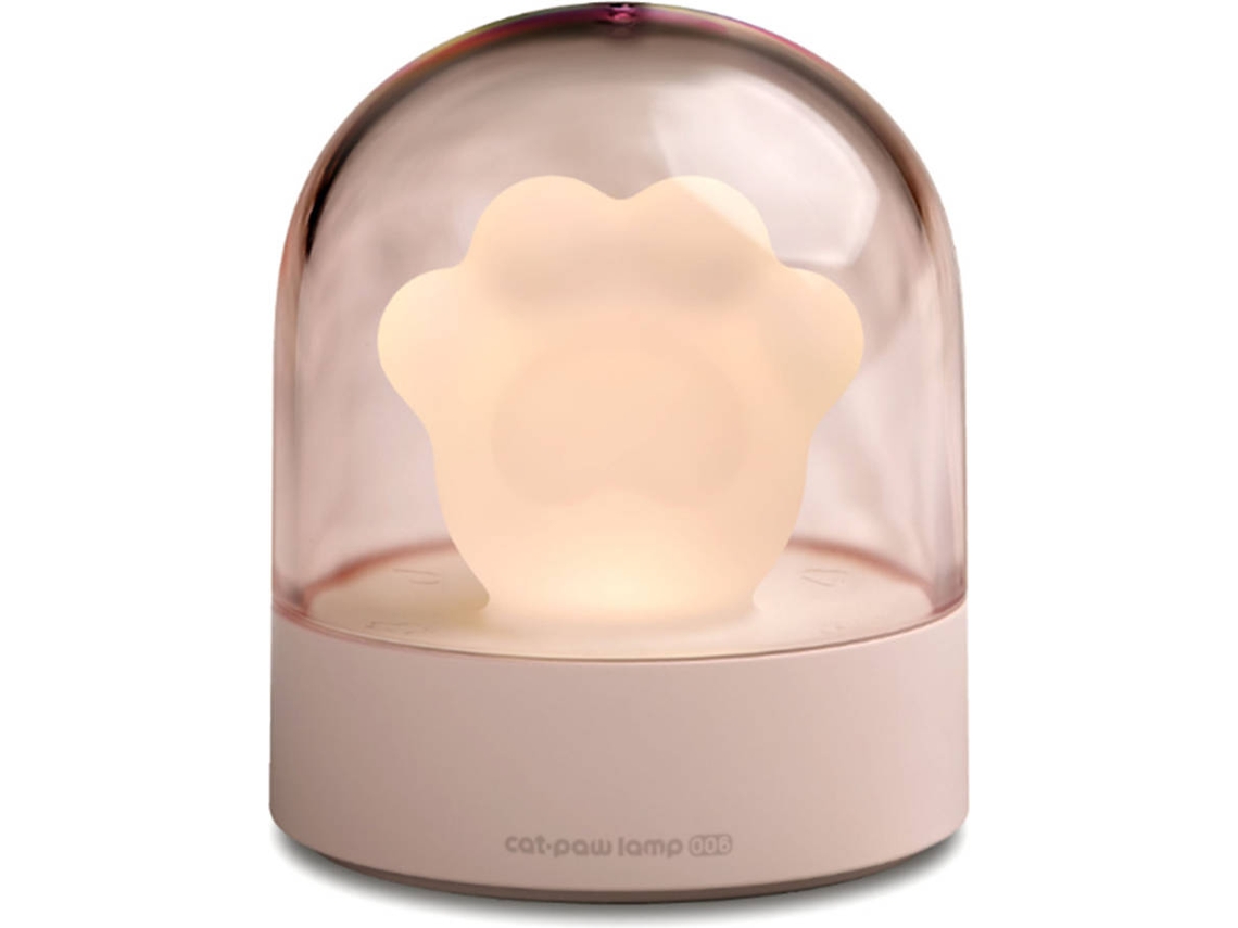 Candeeiro de Mesa WJS Luz de Presença Recarregável (Rosa)