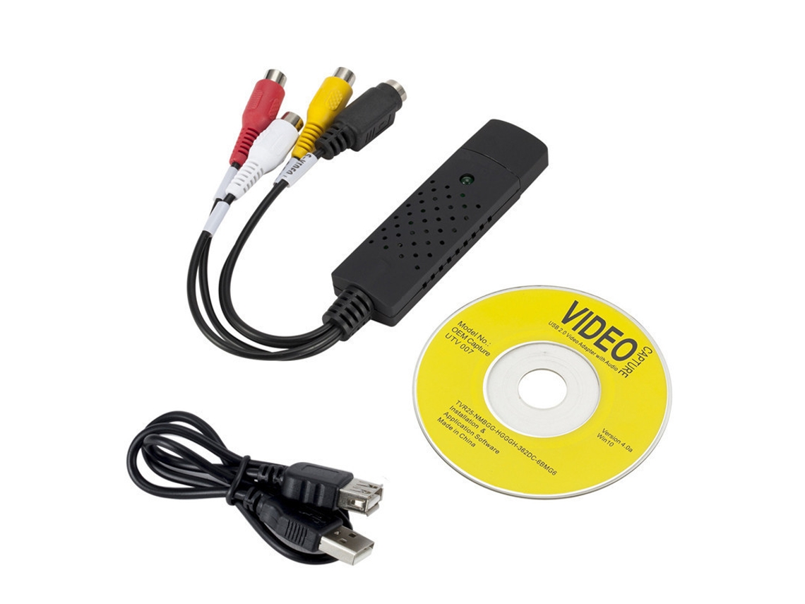 Placa De Vídeo Usb Para Transmissão Ao Vivo Em Hd E Vigilância Por Vídeo Unidirecional Slowmoose