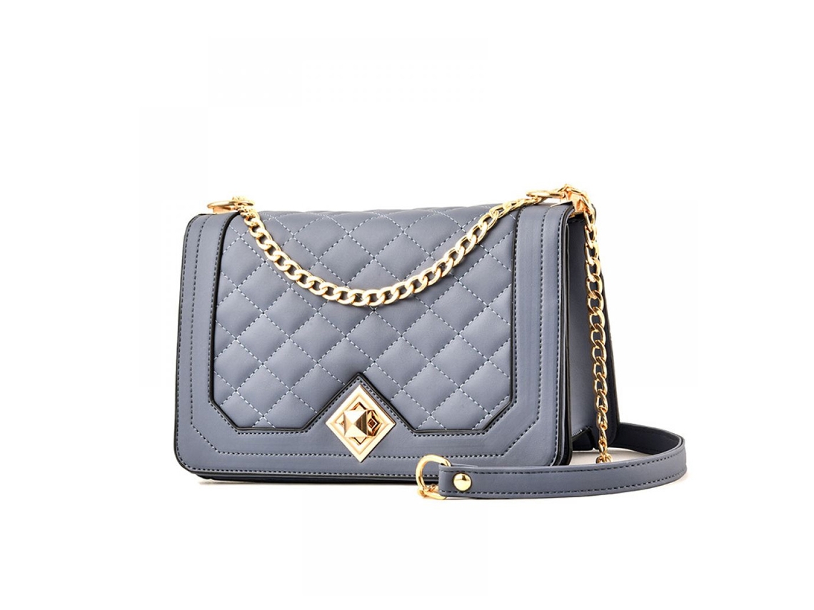 Bolsa De Ombro Feminina Em Couro, Pequena Com Alça De Corrente, Multifuncional, Bolsa Tiracolo, Bolsa De Noite