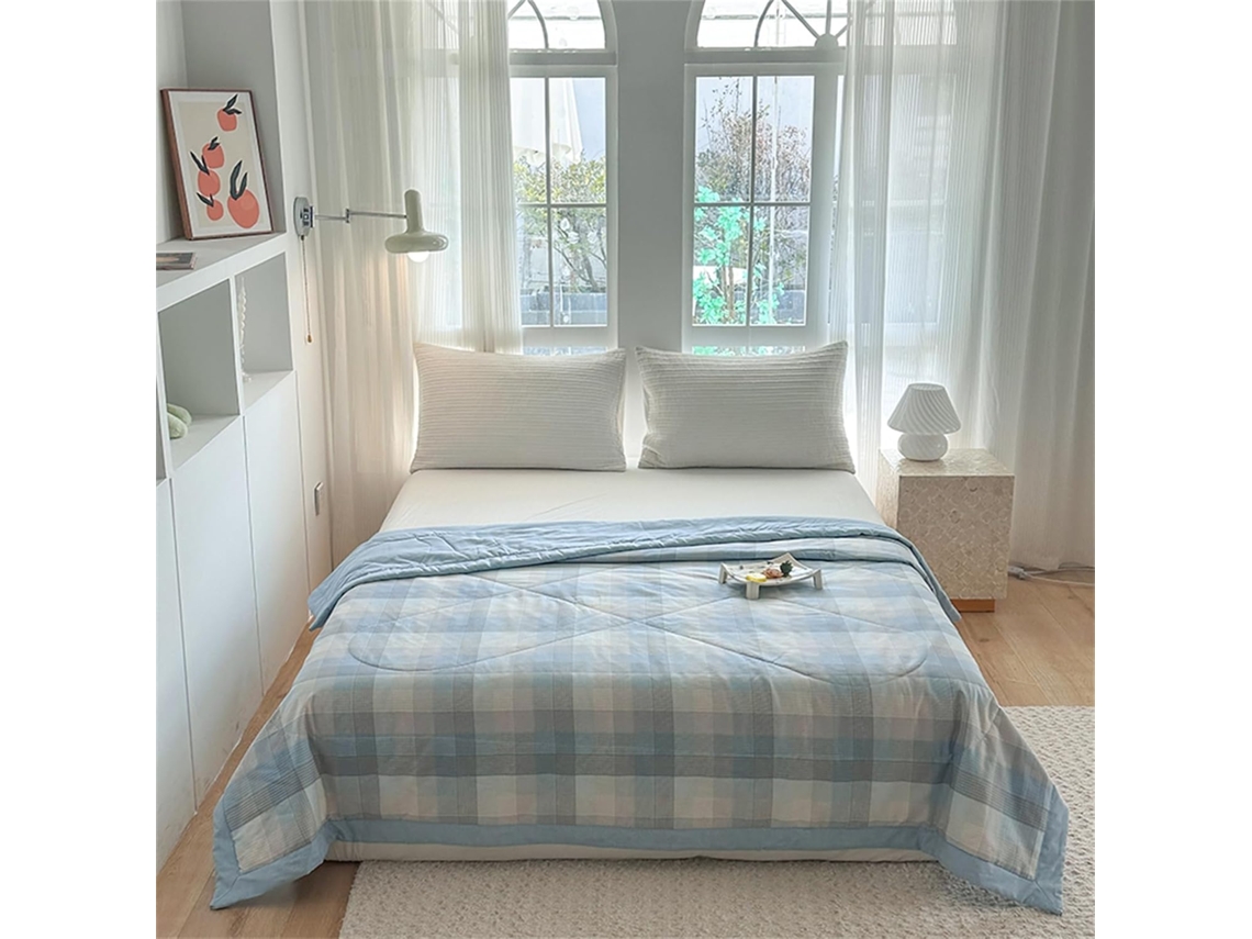 Colcha Acolchoada Fansu 2 5 Tog em Algodão Ideal para Ar Condicionado com Enchimento Sofá e Outras Comodidades