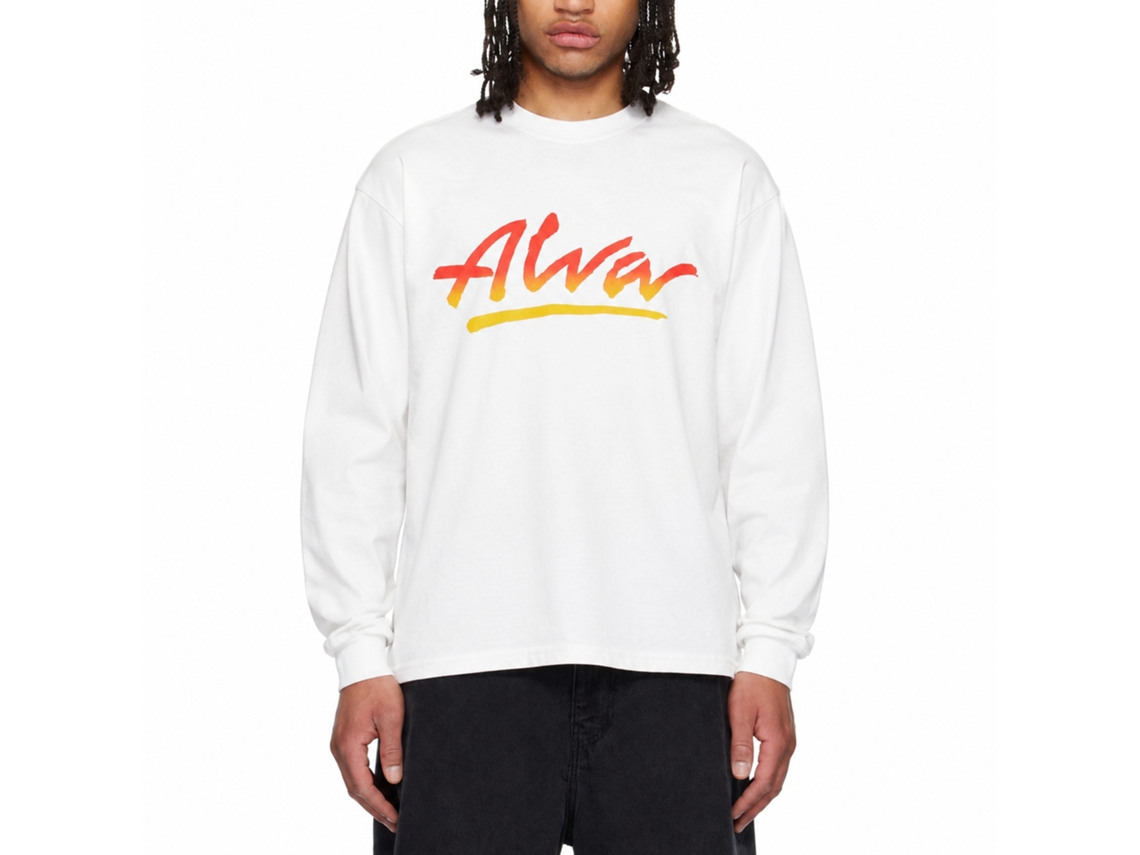 Alva Og Logo Long Sleeve T-shirt White Unisex Adults Size:xxl