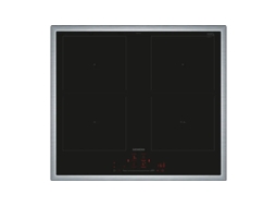 Iq500 Ed645Hqc1E Placa Preto Aço Inoxidável Embutido 60 Cm Placa com Zona de Indução 4 Zonas SIEMENS