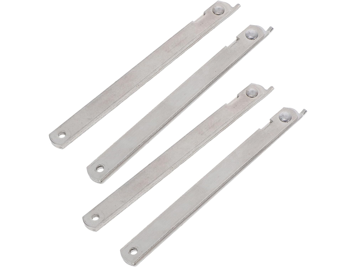 Kit De Dobradiças Aço Inoxidável Sewroro Com 4 Peças Para Tampa Dobrável Escrivaninha, Caixa De Brinquedos, Armário E