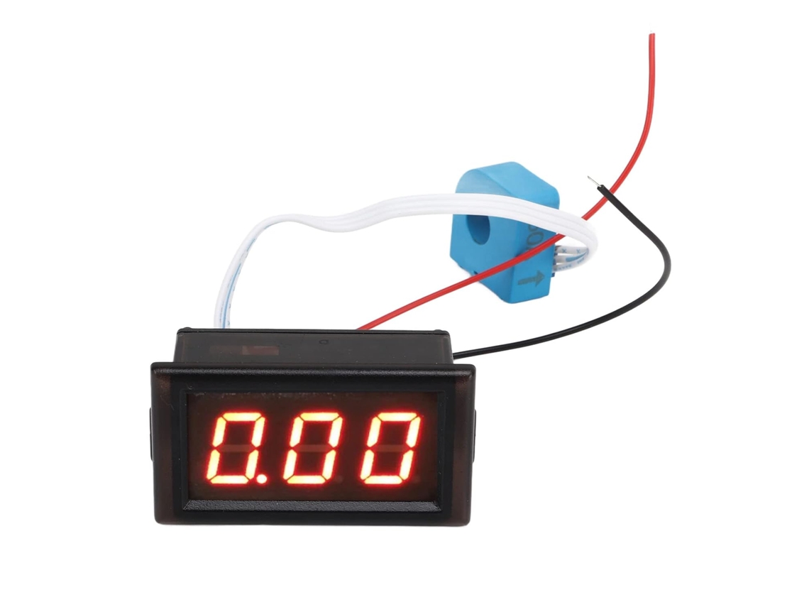 Amperímetro Digital De 50 A Com Sensor Hall Display Preciso