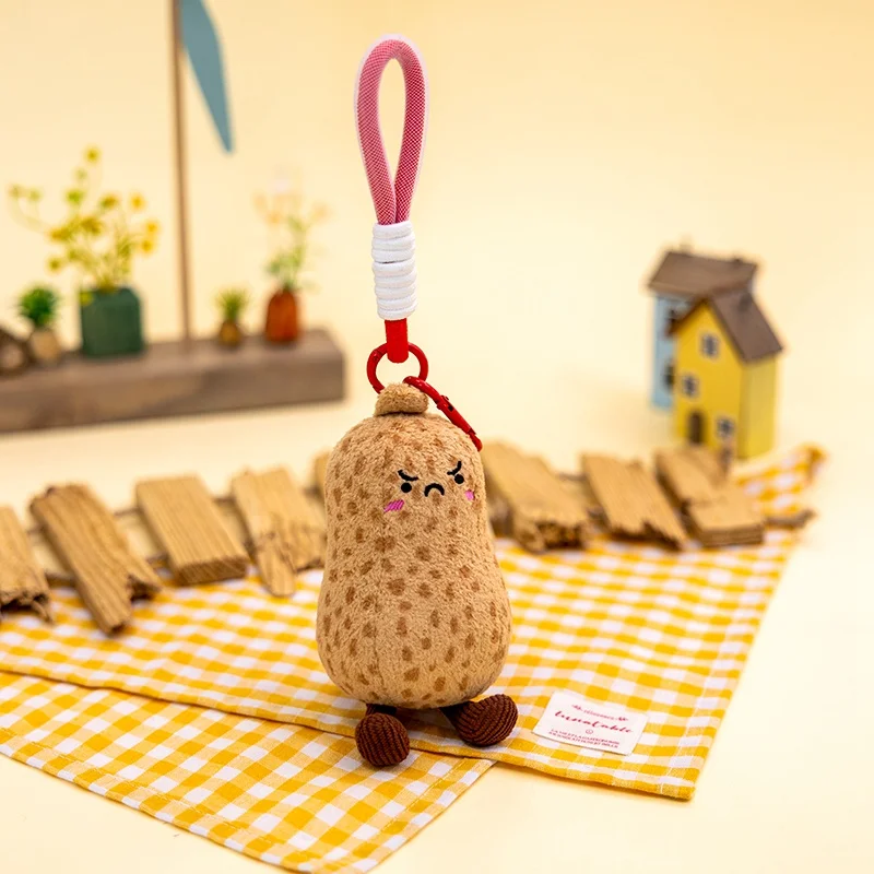 Chaveiro de Pelúcia Fofo/chaveiro de Pelúcia Macio MDUG (amendoim)