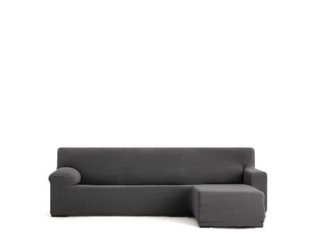 Capa para Sofá Chaise Longue Direta Bielástica EYSA (360 x 120 x 120 - Algodão - Cinzento)