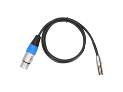 Cable Mini Xlr Macho a Xlr Hembra, 1 M, Zinc y Cobre | S/MARCA