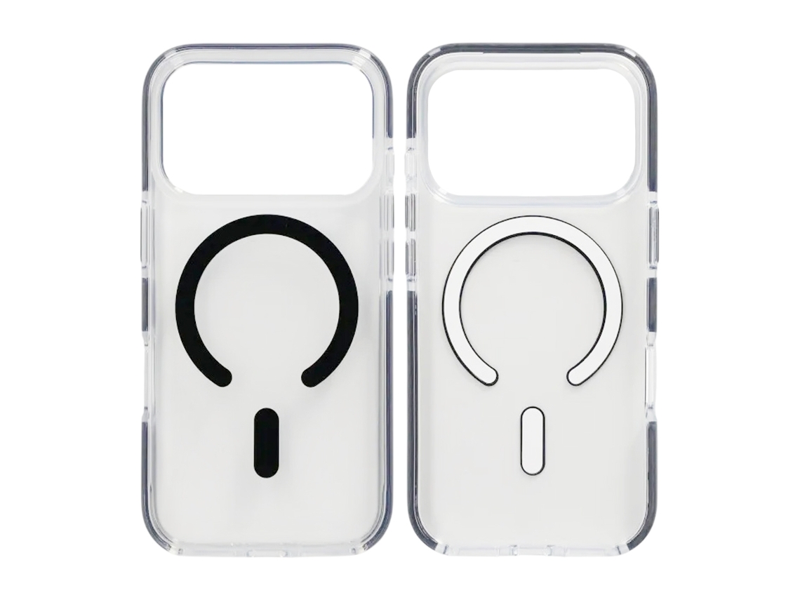 Capa Magnética Para Celular Com Dupla Proteção Para Iphone 17 Pro - Preta