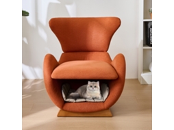 Designer-loungesessel Walhai-look, Haustierfreundlich, Anti-katzen-kratz-stoff, Einzelsofa, Wohnzimmer Fernsehsessel
