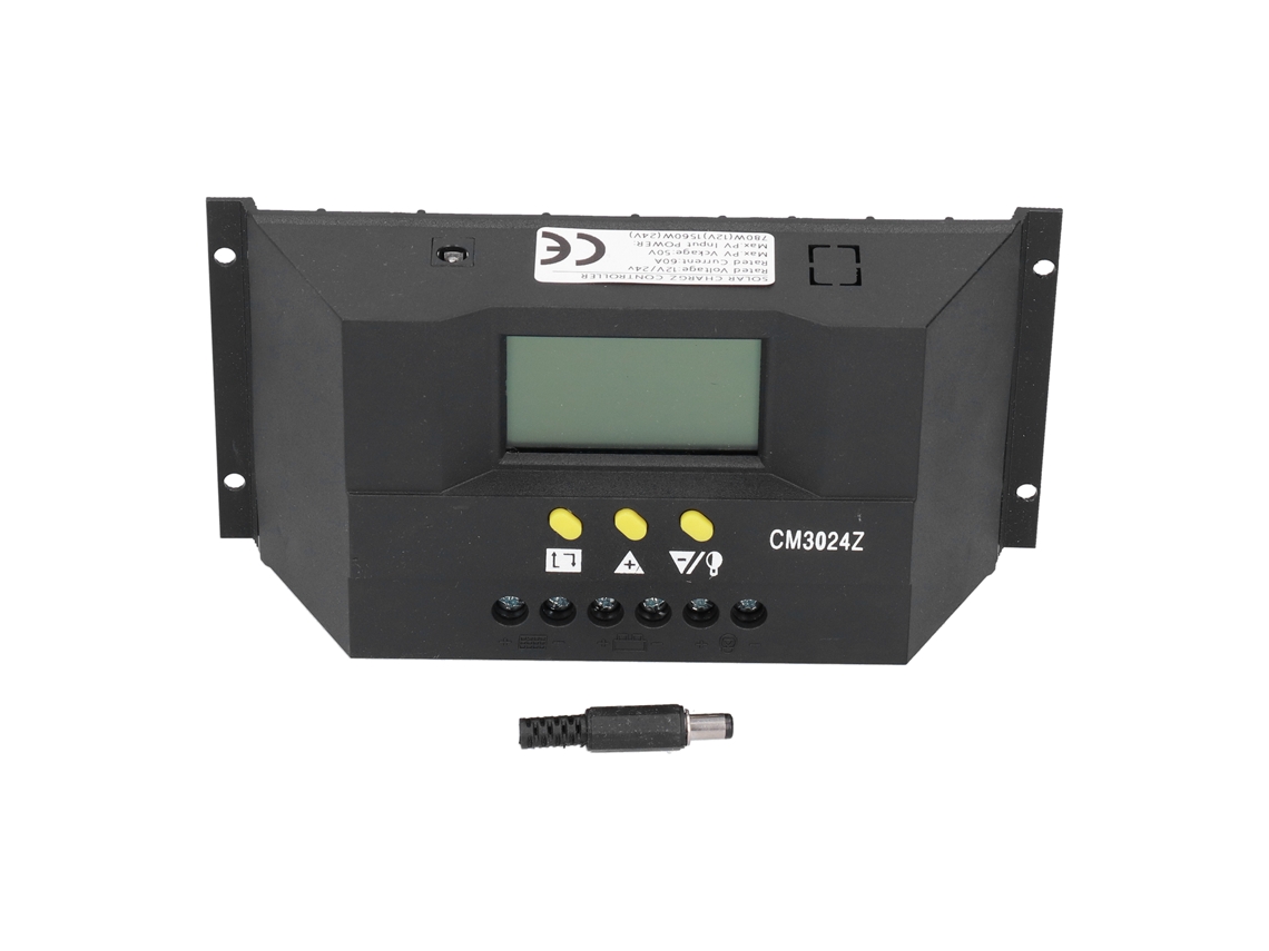 Controlador Solar Inteligente Pwm Laxiscreed 12v/24v Para Gestão De Carga E Descarga Fotovoltaica
