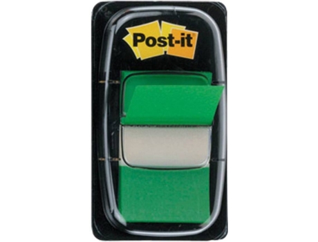 Separador Index Post-It 25,4X43,2mm 50 Folhas Verde