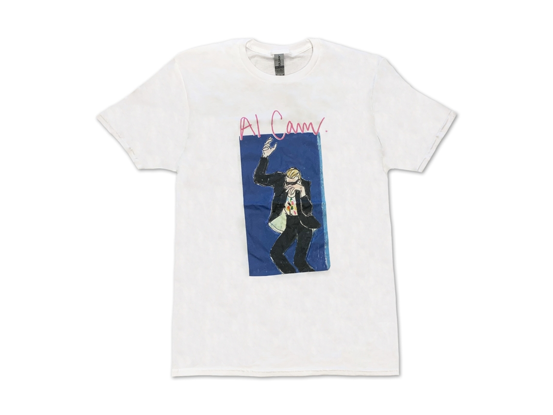 Camiseta branca Alex Cameron Al Cam ROCKINSTONE Unissex Adulto Mais Vendidas Tamanho:s