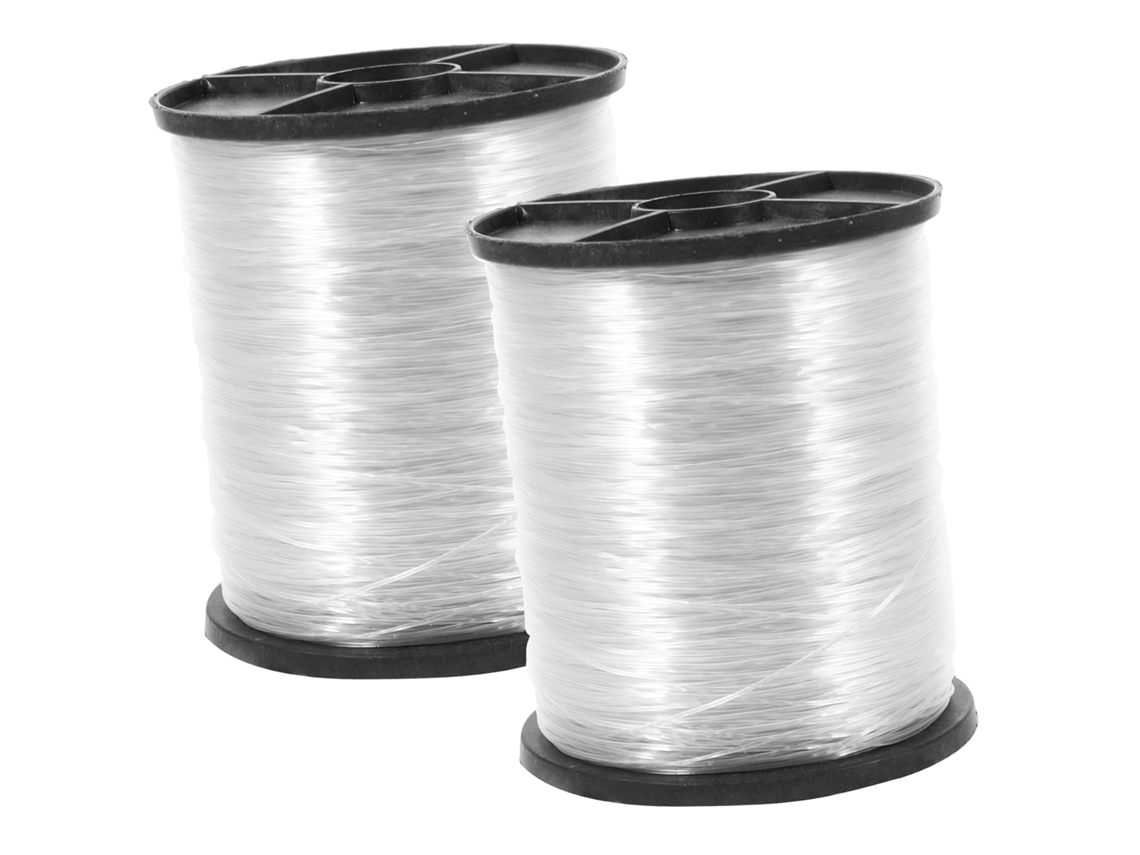 Popetpop Fio De Nylon Invisível 1mm Para Pendurar Quadros Pacote Com 454g 1lb Ideal Decoração E Artesanato