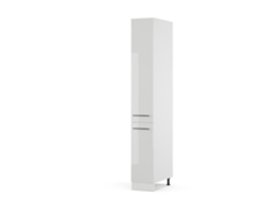 Móvel Alto De Cozinha Fame-line, 30cm, Branco Alto Brilho, Branco, Vicco