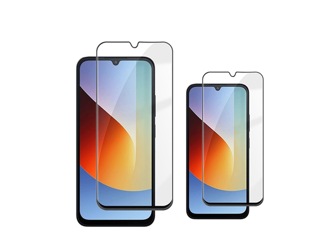 Kit 2 Vidro Gorilasglass Gift4me Para Xiaomi Redmi A7 4g - Transparente/preto