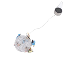Lâmpada Solar Pendente Decorativa Jardim À Prova Dágua