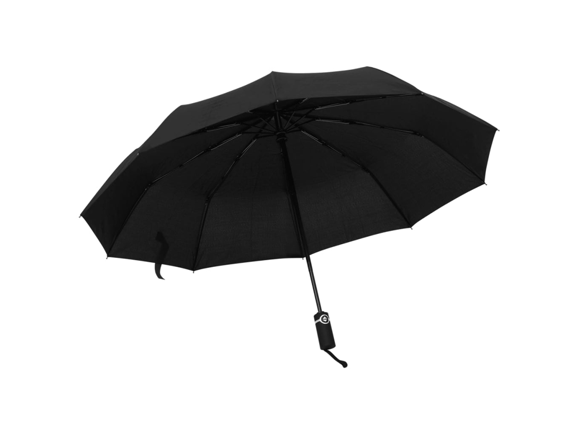 Vidaxl Guarda-chuva Dobrável Automático 104 Cm Preto