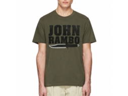 Rockinstone Rambo Movie Jonbo Solid Military Green Adult T-shirt Size:xl